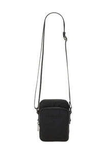 Dsquared2 men’s black crossbody bag with sleek minimalist design and adjustable strap for shoulder use