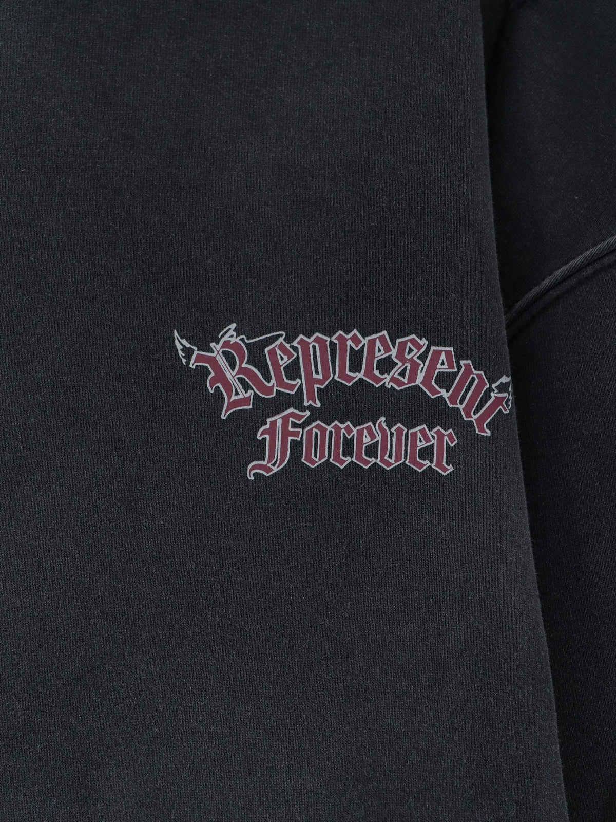 Represent Men's Duality Cotton Sweatshirt Black