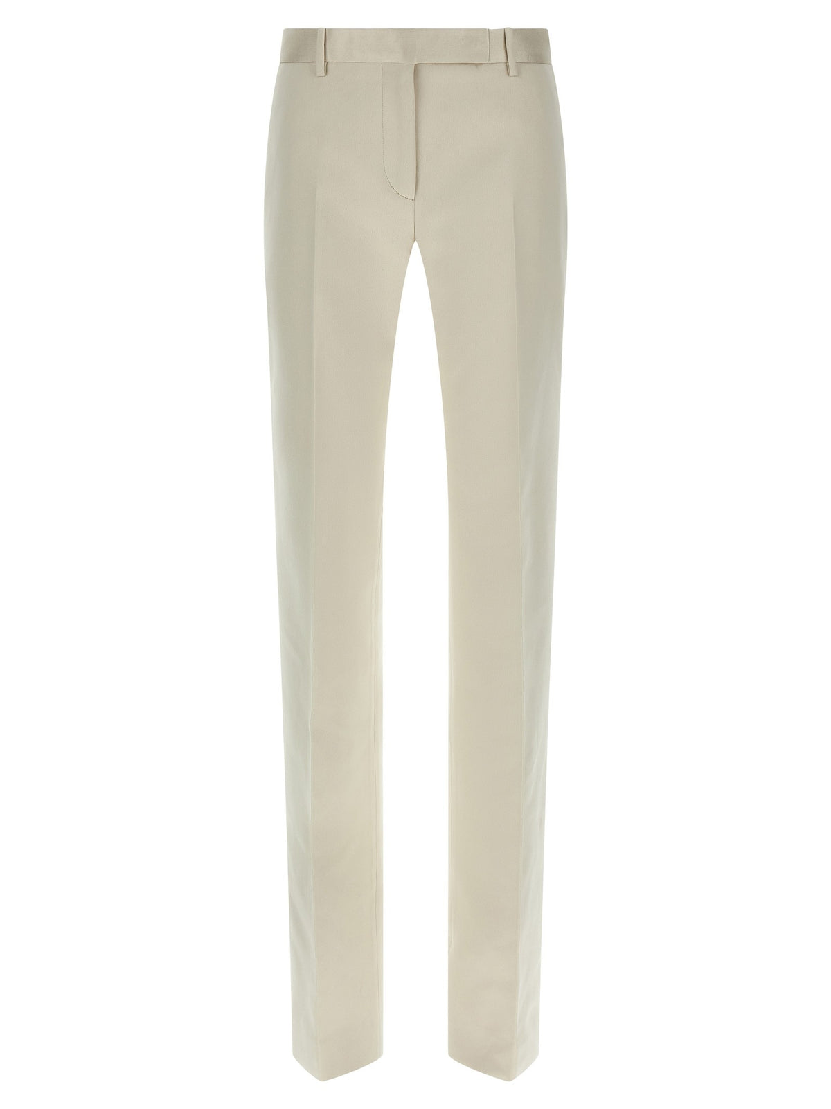 Tom Ford Duchesse Tailored Trousers Beige