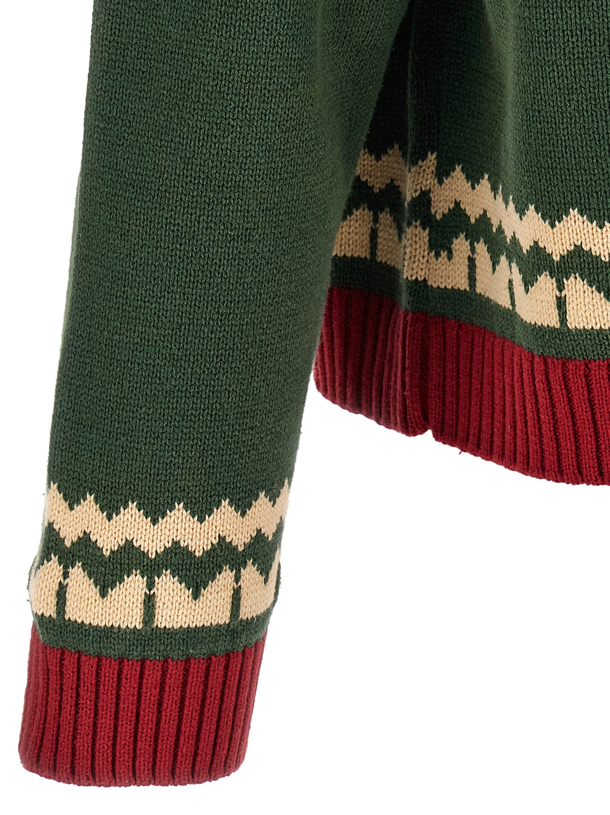 FOUND Duck Cardigan Green