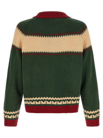 FOUND Duck Cardigan Green