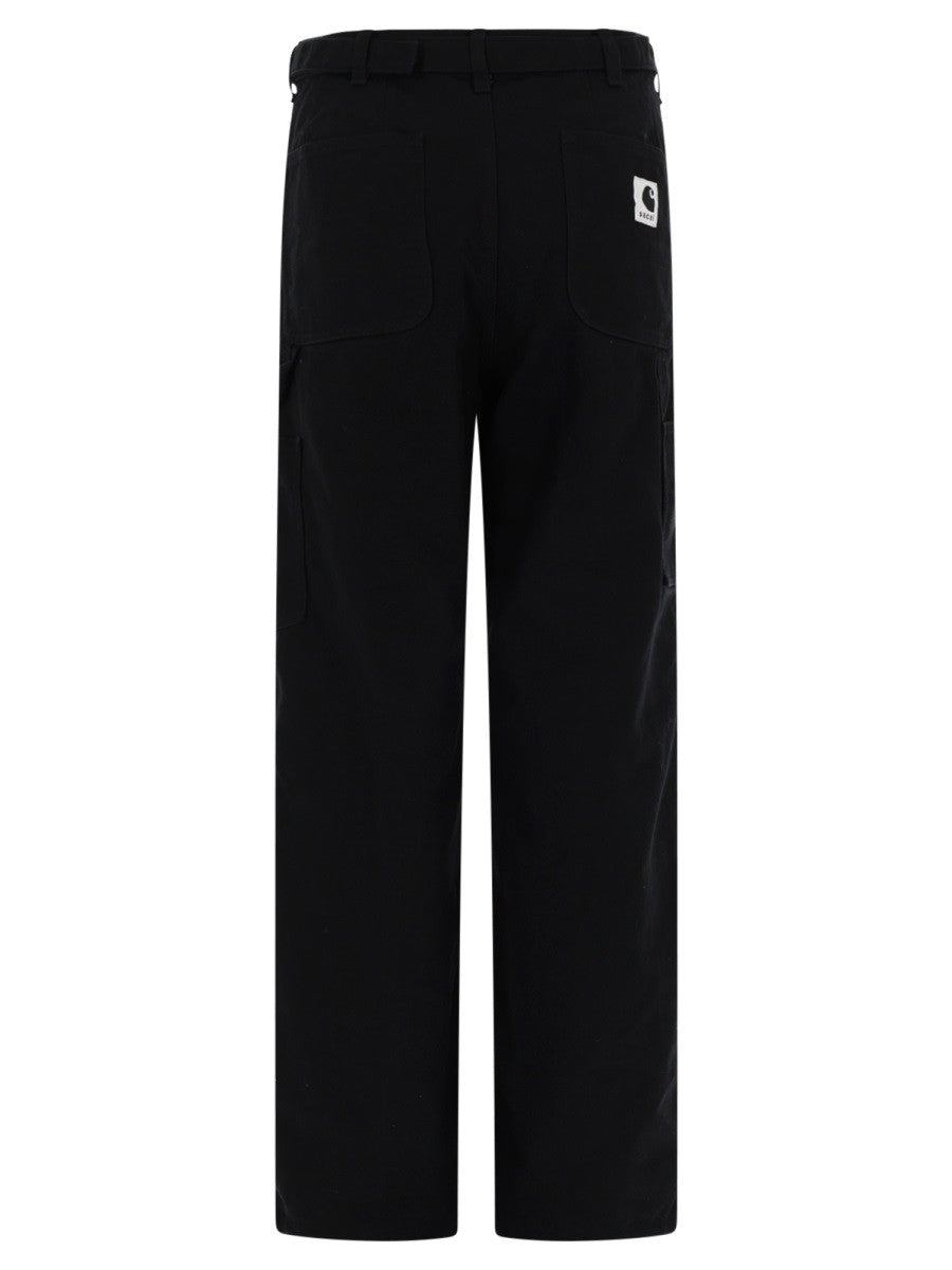 Sacai Women's Duck Sacai Carhartt Wip Pants Black