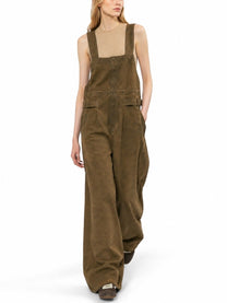 Uma Wang Women's Dungarees Panda Brown