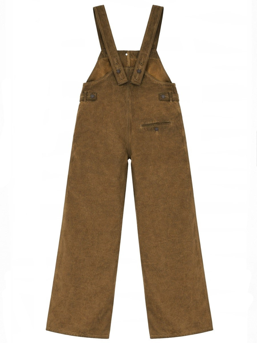 Uma Wang Women's Dungarees Panda Brown