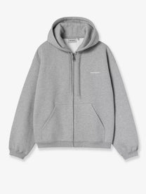 Carhartt Wip Men's Ebbert Zip up Hoodie Grey