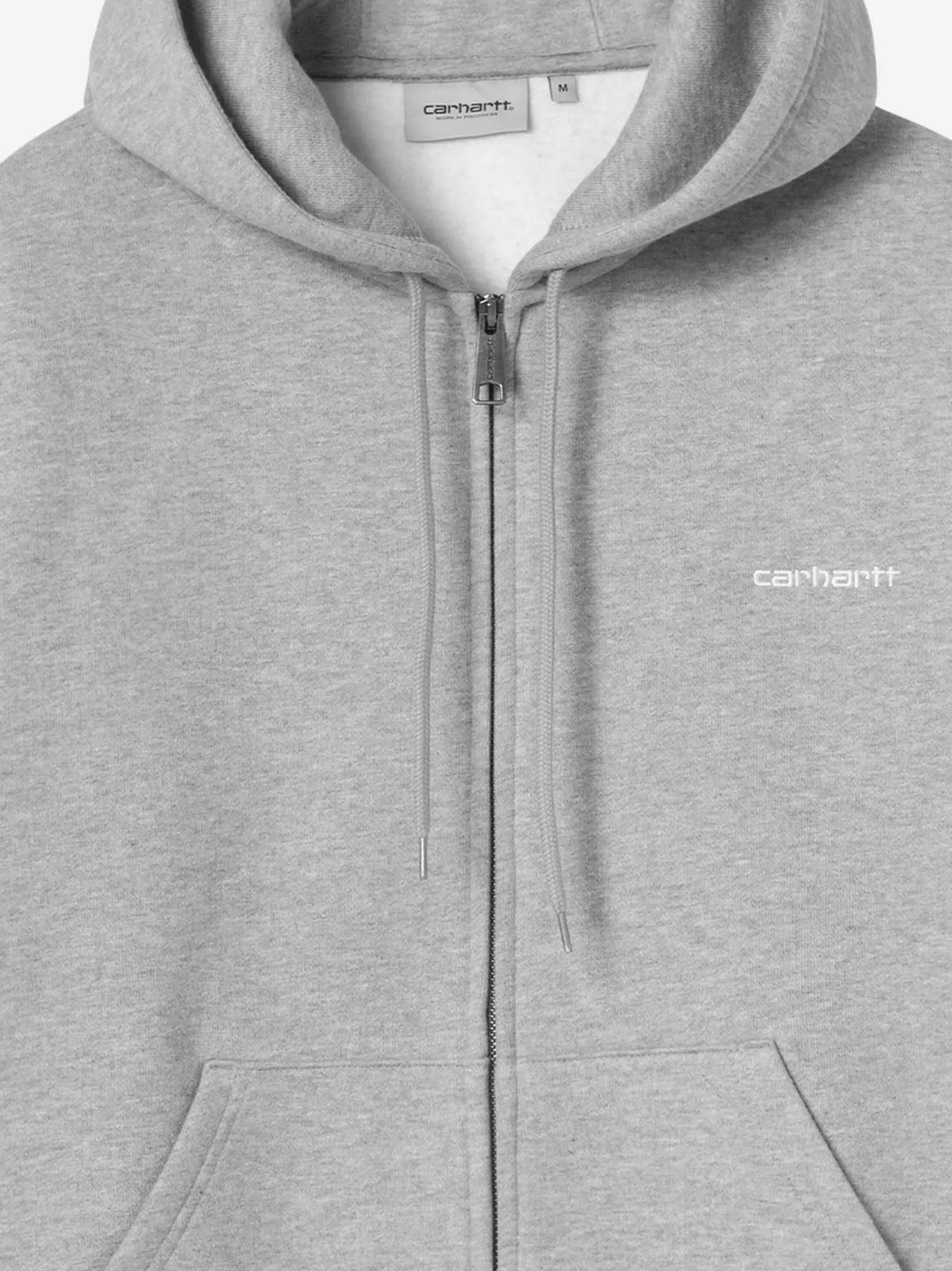 Carhartt Wip Men's Ebbert Zip up Hoodie Grey