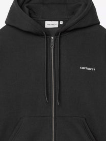 Carhartt Wip Men's Ebbert Zip up Hoodie Black