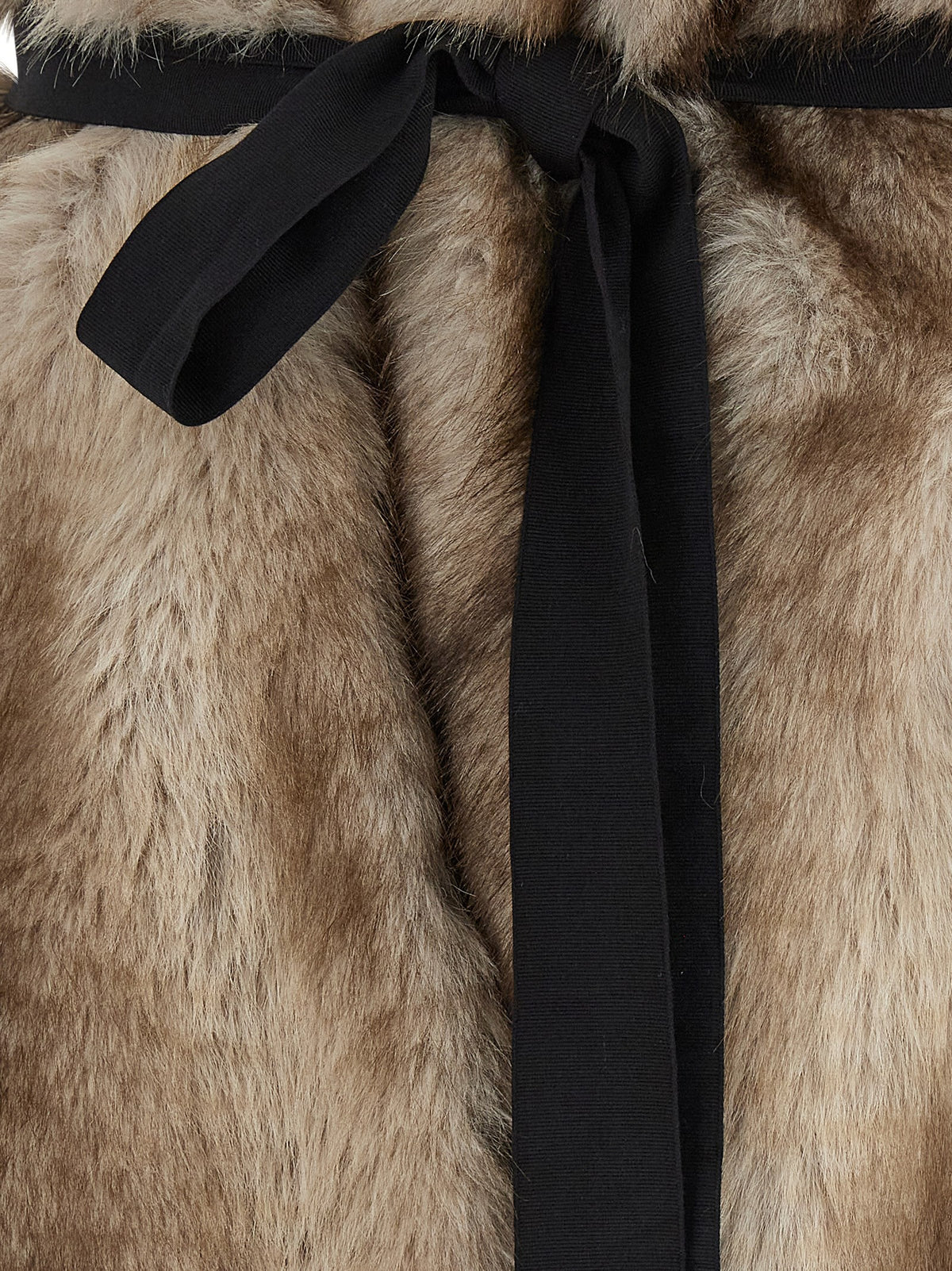 Nude Lucy Eco Fur Stole Beige
