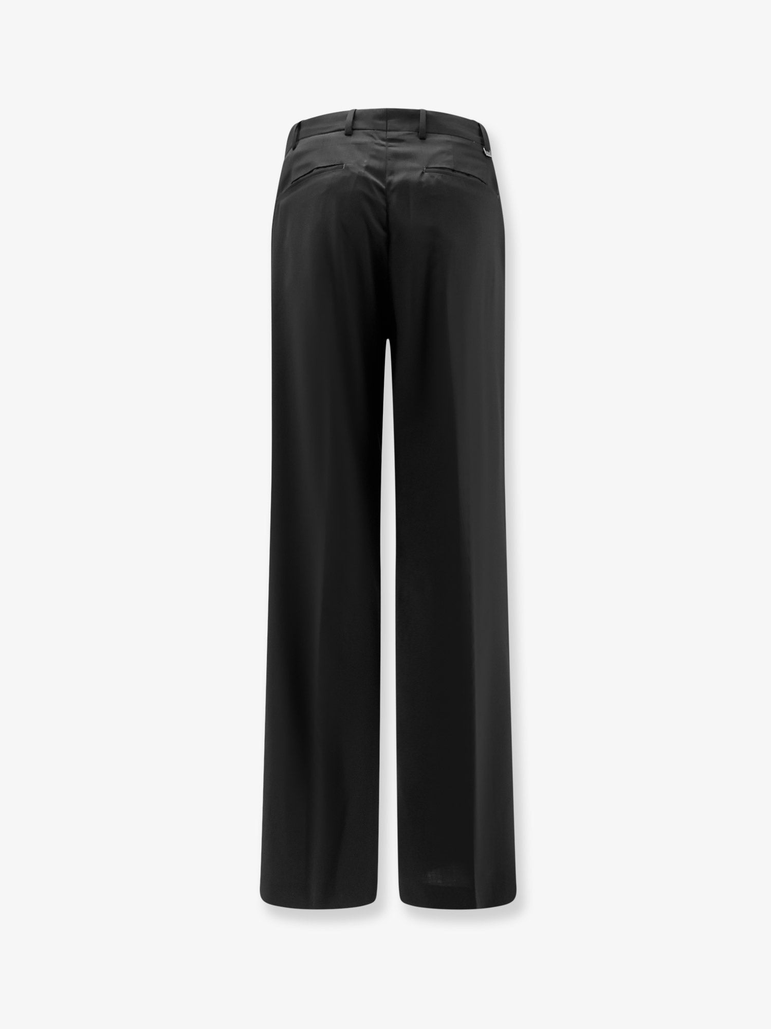Pt Torino Men's Edge Quindici Virgin Wool Trousers Black