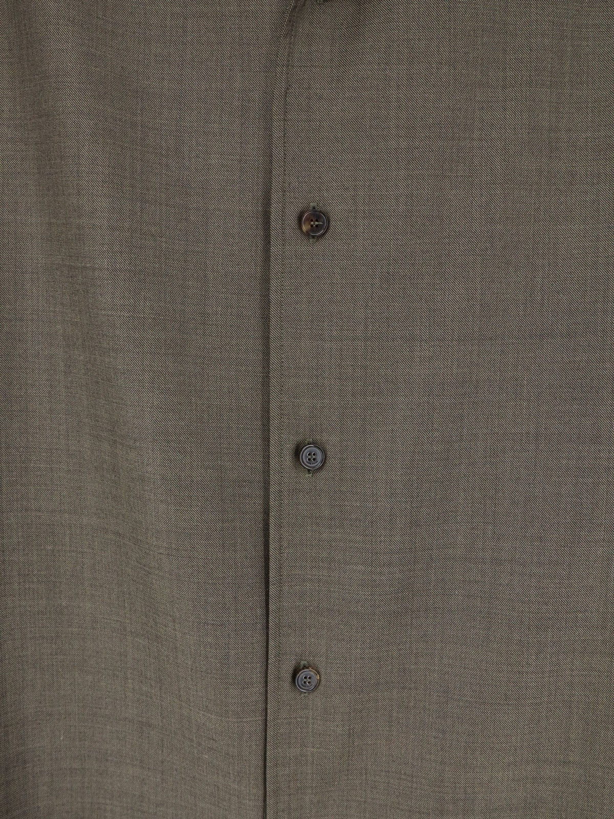 Loro Piana Women's Elyse Virgin Wool Shirt Brown
