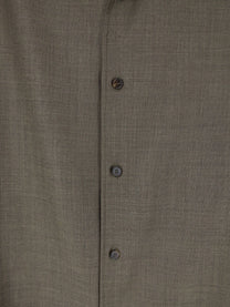 Loro Piana Women's Elyse Virgin Wool Shirt Brown
