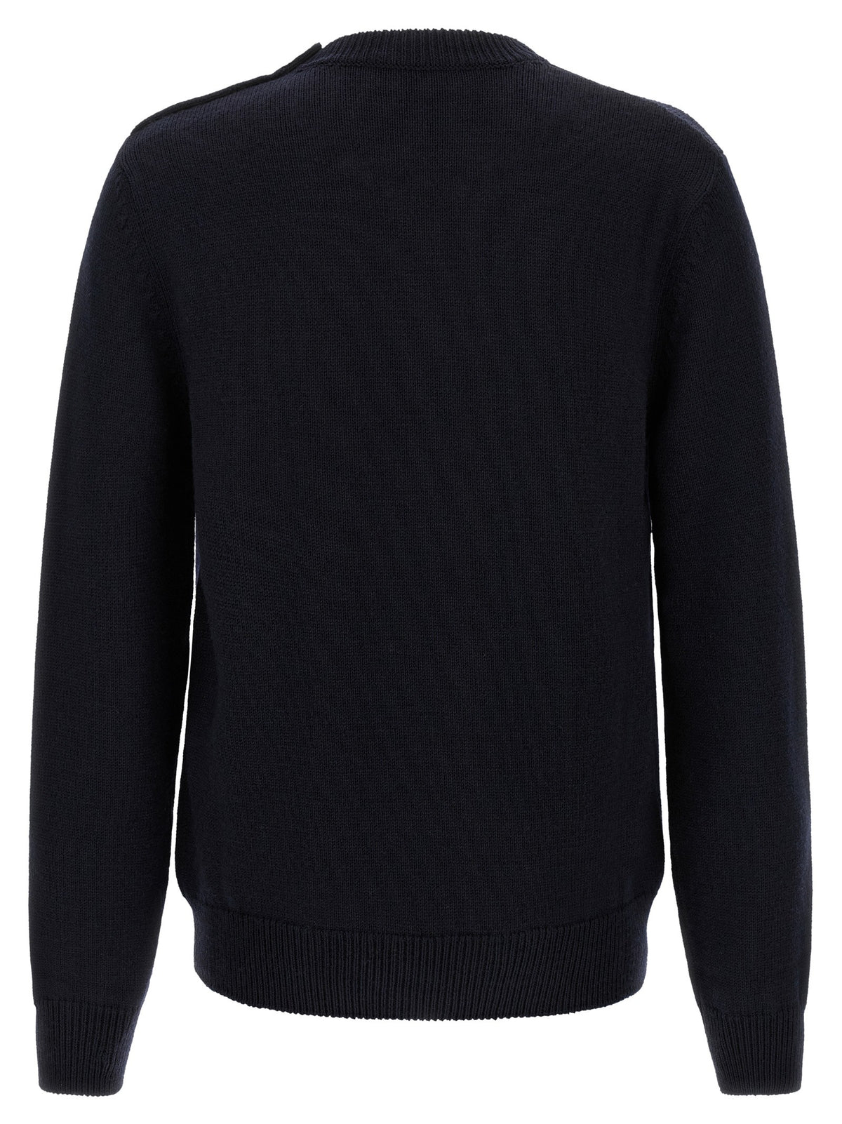 Dolce &amp; Gabbana Embroidered Coat of Arms Sweater Blue