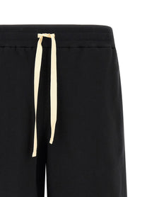 Jil Sander Embroidered Bermuda Shorts Black