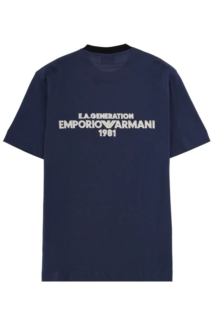 Navy blue Emporio Armani men’s shirt made from cotton blend ideal for formal and casual wear