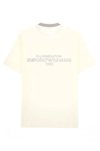 Cream-colored emporio armani men’s shirt in white featuring a clean design and premium fabric for stylish comfort