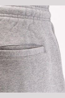 Entire Studios unisex grey cotton jogging trousers with soft heathered fabric and neatly stitched pocket detail