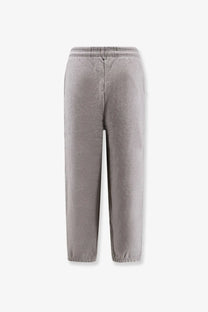 Gray sweatpants from Entire Studios made of soft cotton with a textured fabric and elastic waistband for unisex use