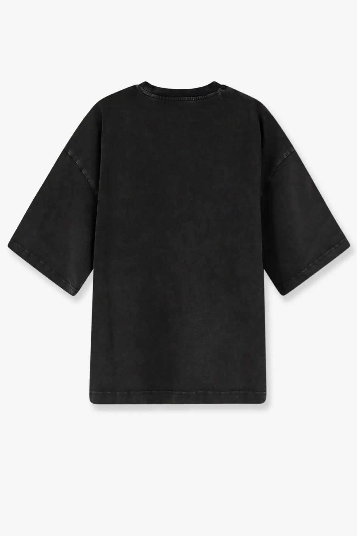 Entire studios unisex heavy boxy tee black oversized black t-shirt with relaxed fit and short sleeves