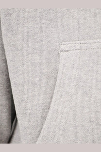 Entire studios unisex standard cotton sweatshirt grey with gray heathered cotton hoodie pocket and neatly stitched edges