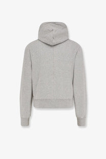 Entire studios unisex standard cotton sweatshirt grey with soft textured fabric and ribbed cuffs and hem
