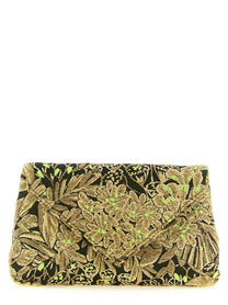 Dries Van Noten Envelope Clutch Gold