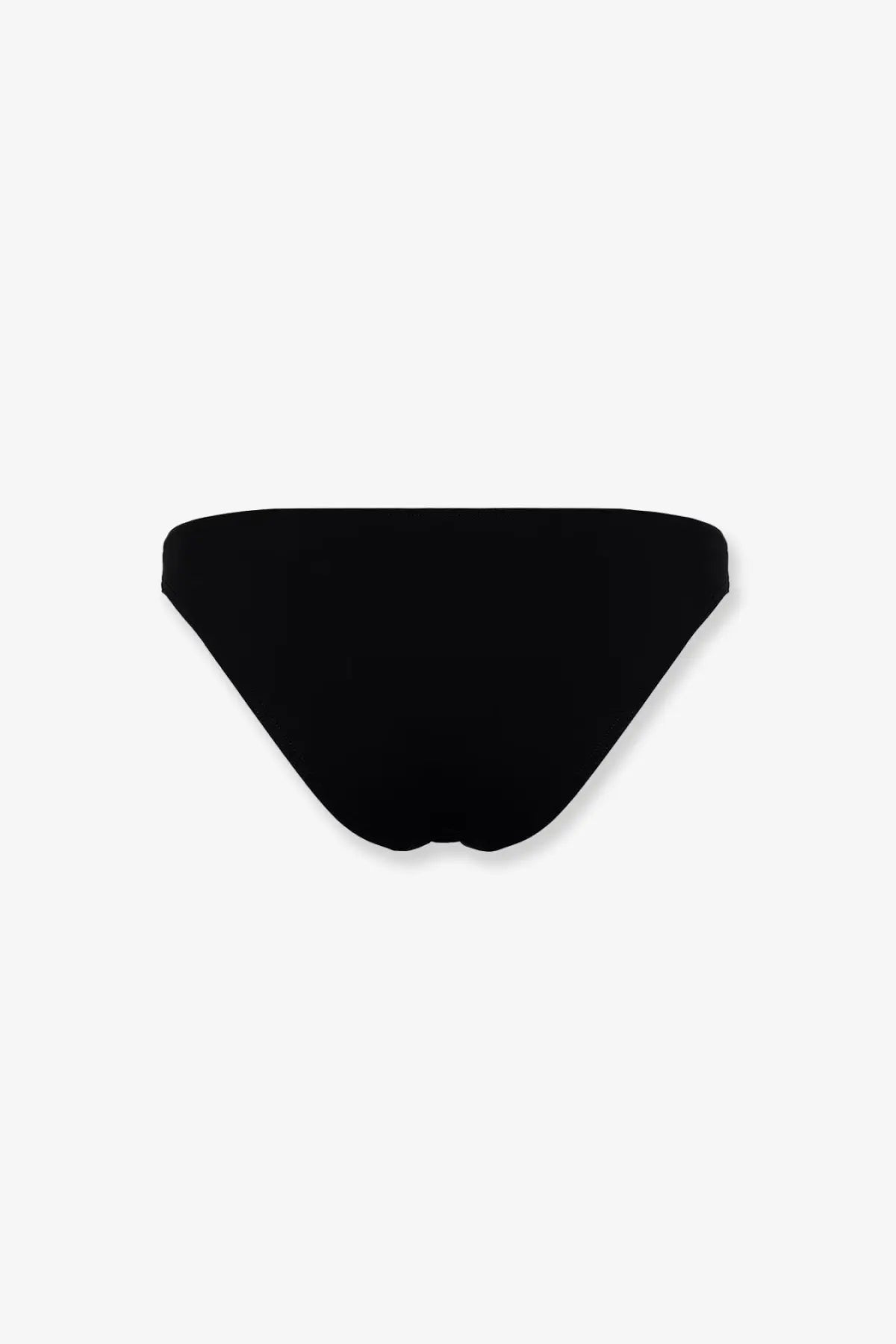 Eres women’s black lycra bikini bottom with a minimalist design and smooth solid finish shown from the back