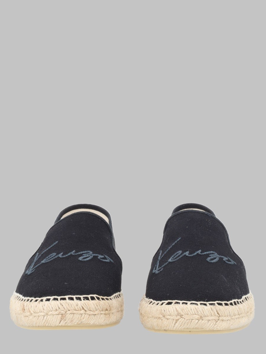 Kenzo Men's Espadrilla Con Ricamato Black