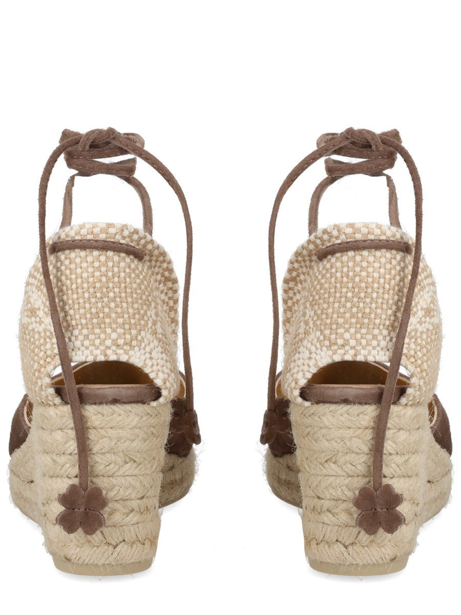 Castañer Women's Espadrille Cute Grey