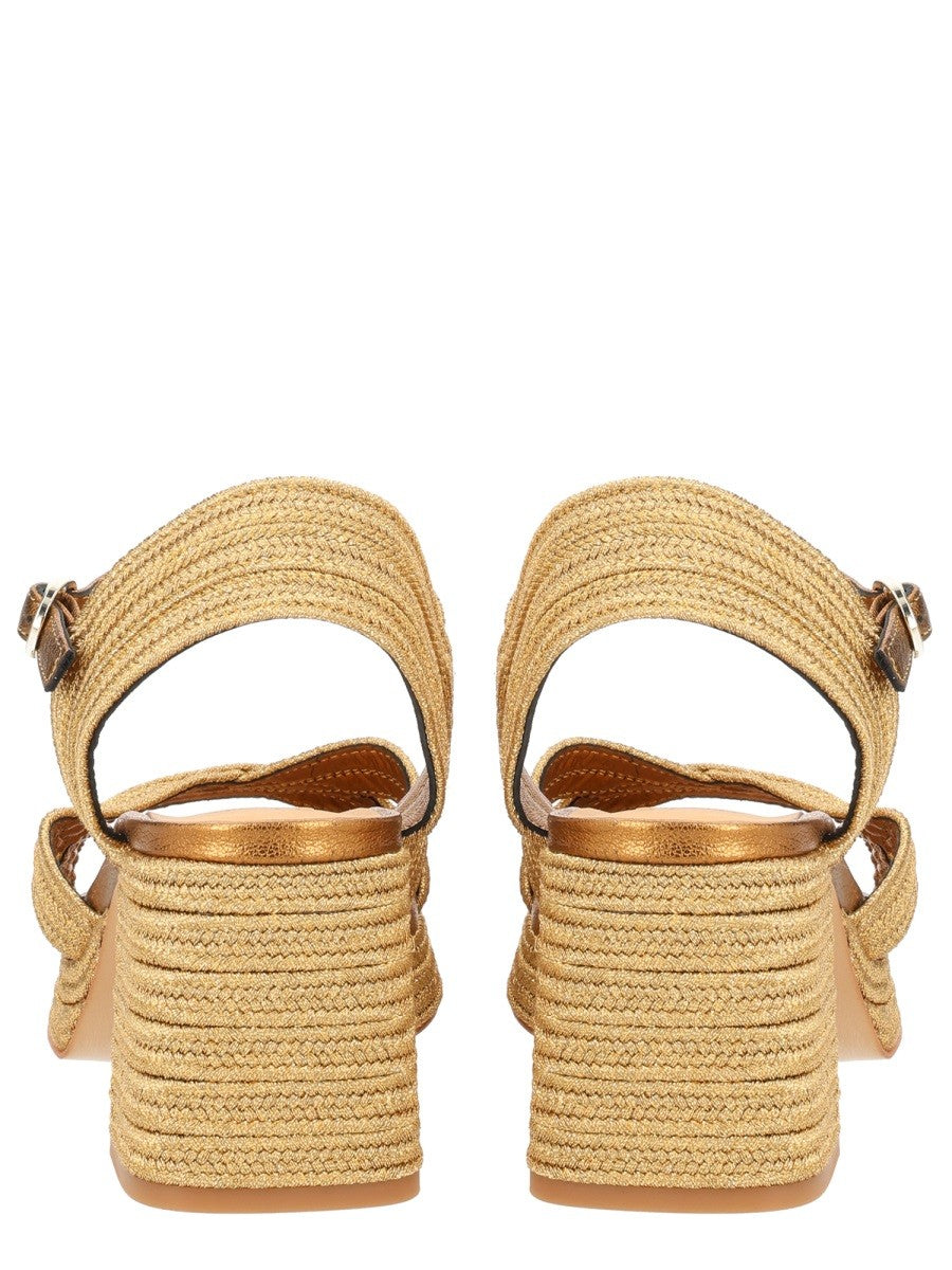 Castañer Women's Espadrille Vallita Gold