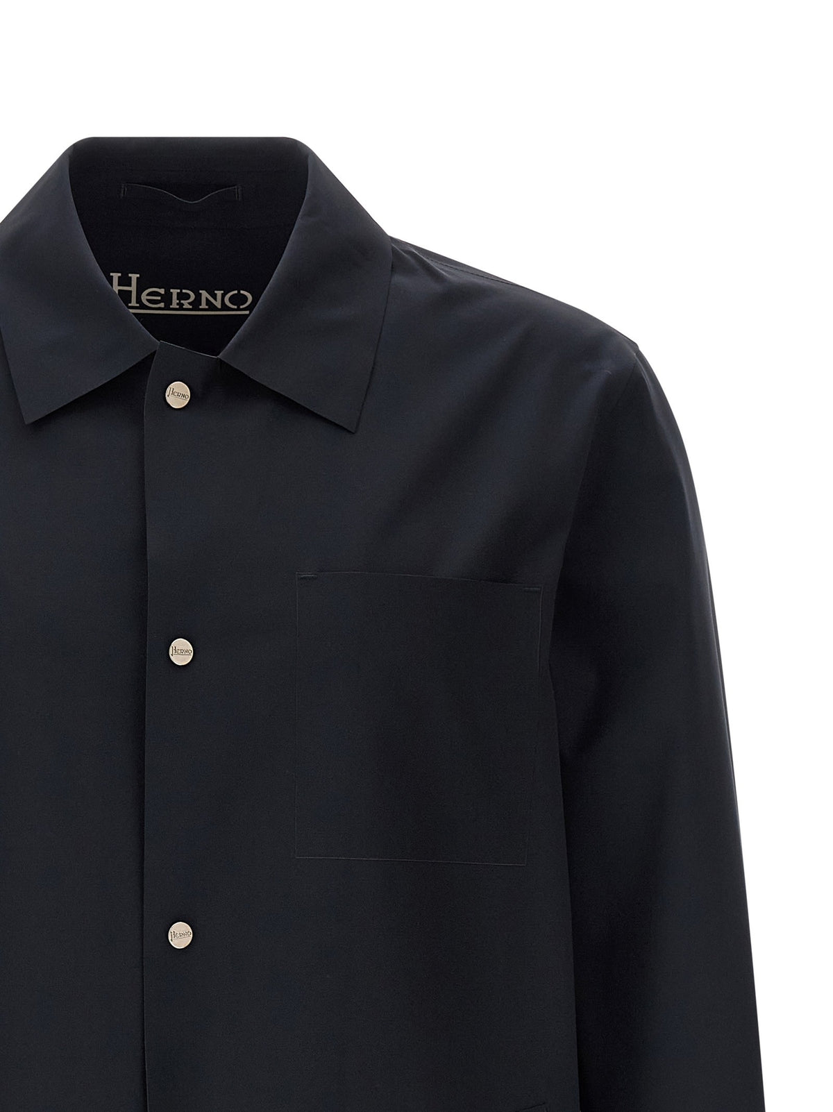 Herno Essence Overshirt Blue