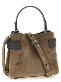 Brunello Cucinelli Essence Small Handbag Brown, view 2
