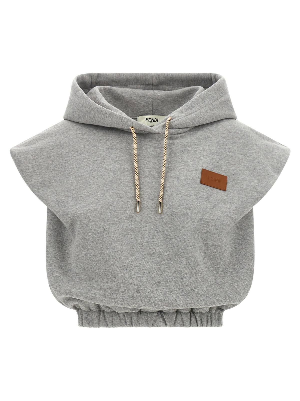 Fendi Women's Fendi Essntia Cotton Jersey Sweatshirt Grey