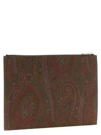 ETRO Essential Arnica Clutch Brown
