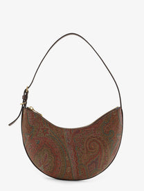 ETRO Women's Etro Essential Arnica Hobo Shoulder Bag in Paisley Jacquard Fabric Gold