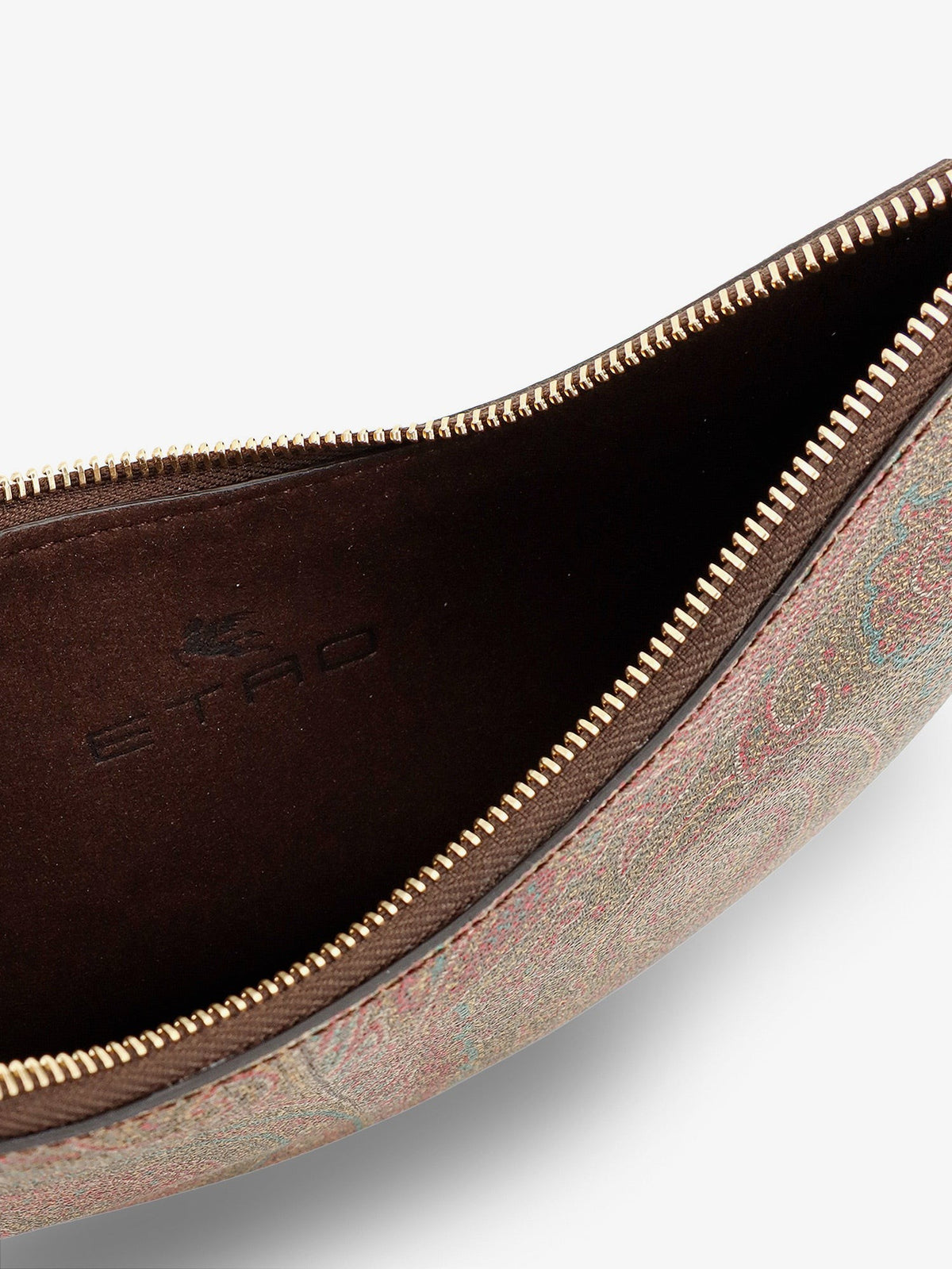 ETRO Women's Etro Essential Arnica Hobo Shoulder Bag in Paisley Jacquard Fabric Gold
