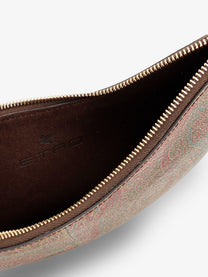 ETRO Women's Etro Essential Arnica Hobo Shoulder Bag in Paisley Jacquard Fabric Gold