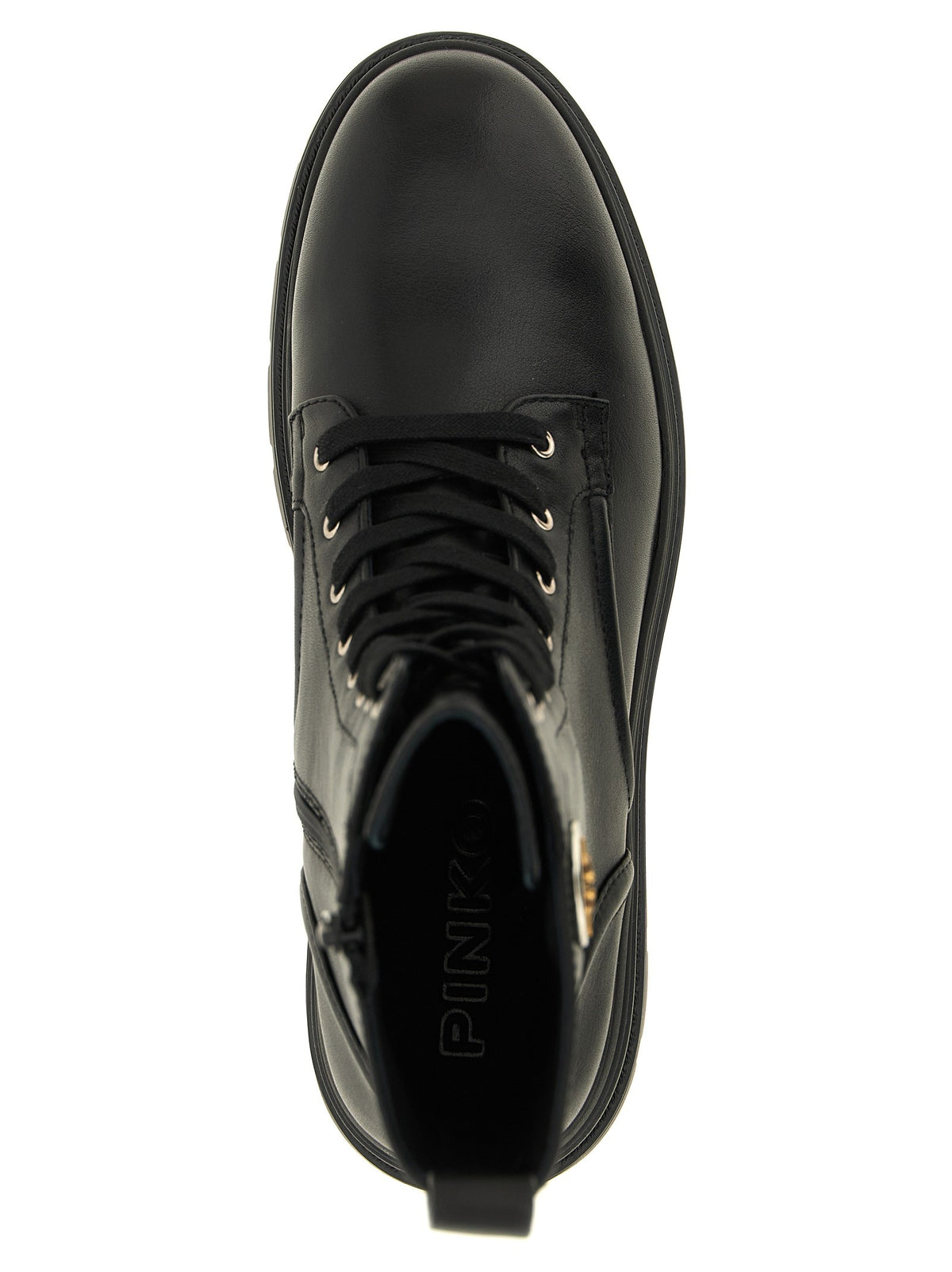 Pinko Eva Lace up Ankle Boots Black
