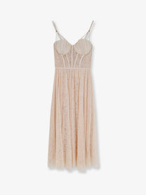 Elisabetta Franchi Women's Events Lace Dress White