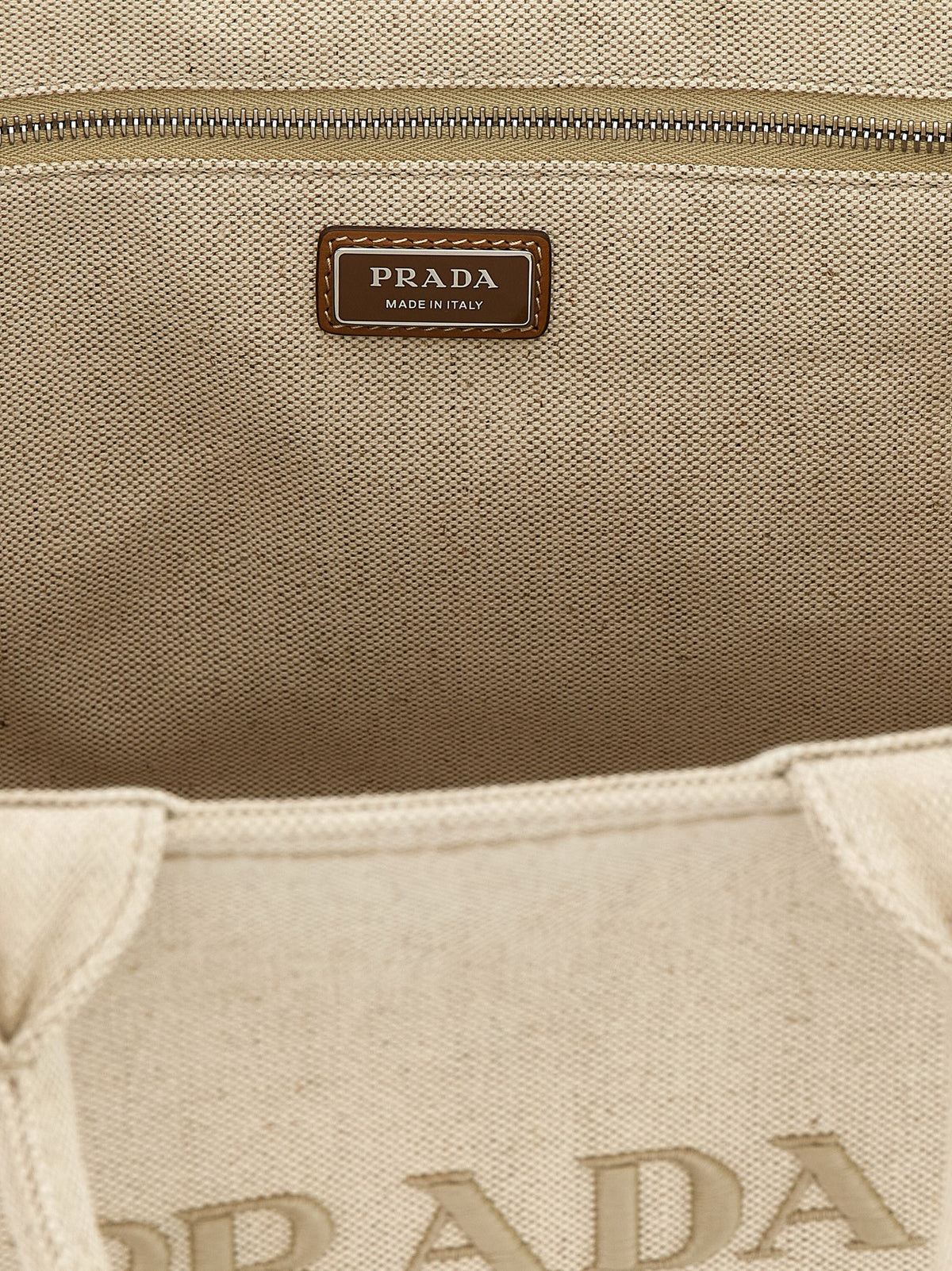 PRADA Extra Large Prada Jardinière Shopping Bag Beige