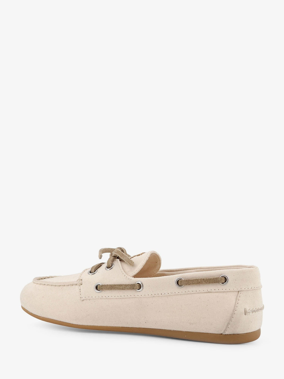 Miu Miu Women's Fabric Loafers White