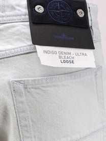 Stone Island Men's Indigo Denim Jeans Blue