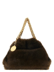 Stella McCartney Falabella Mini Drawstring Handbag Brown