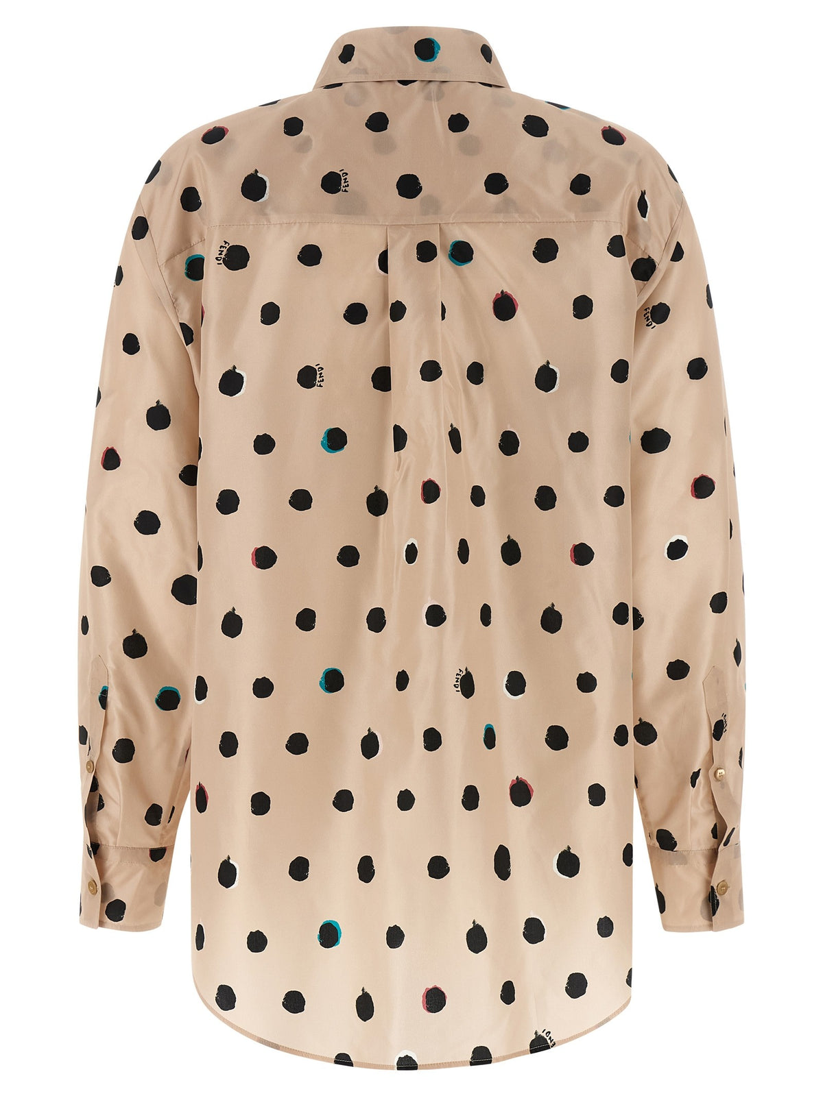 Fendi Falena Dots Shirt Blue