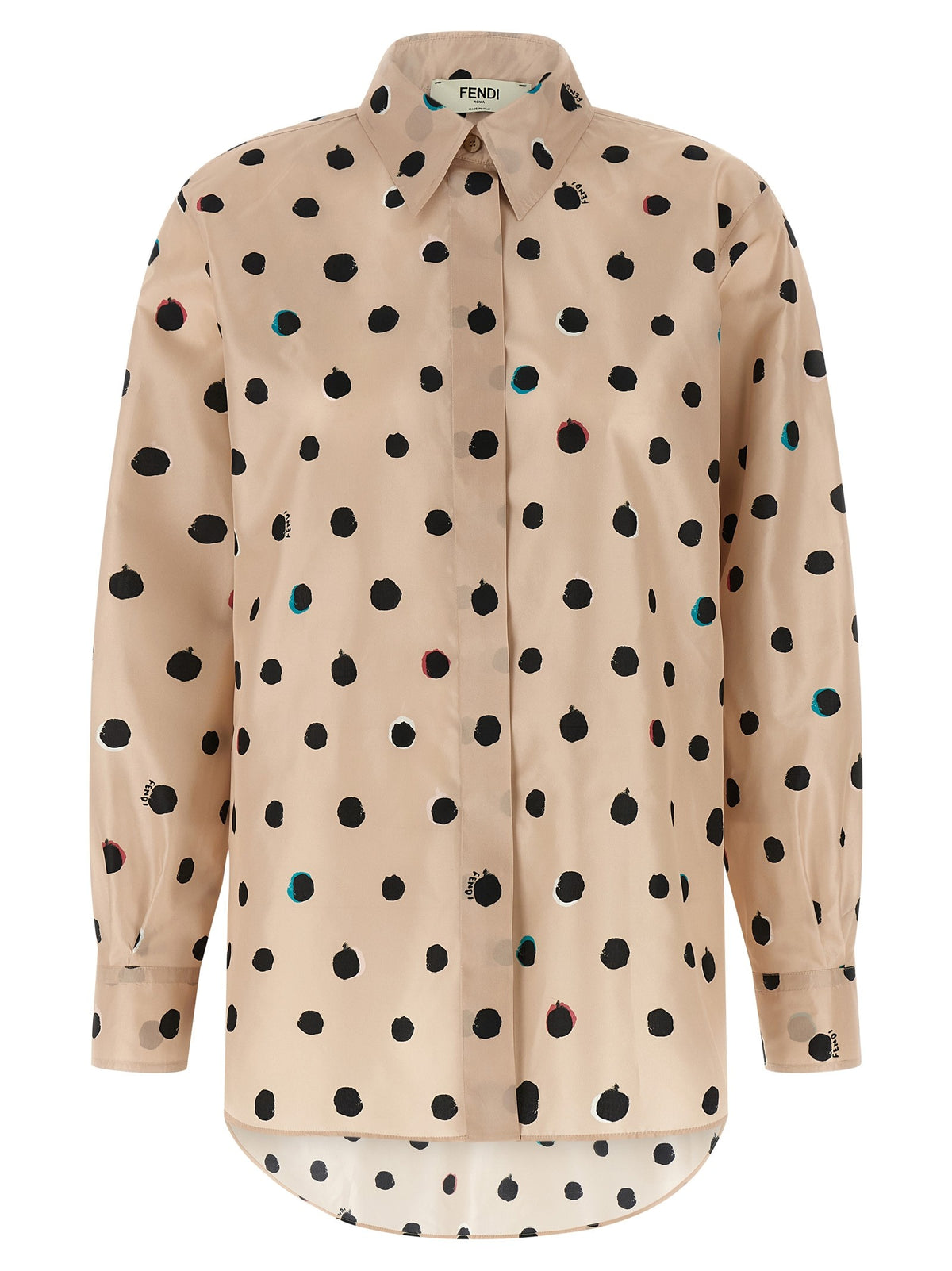 Fendi Falena Dots Shirt Blue