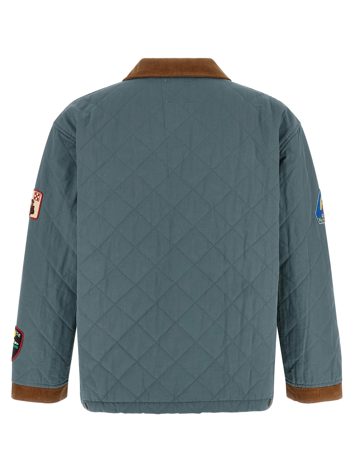 FOUND Farmstead Quilt Patch Jacket Blue