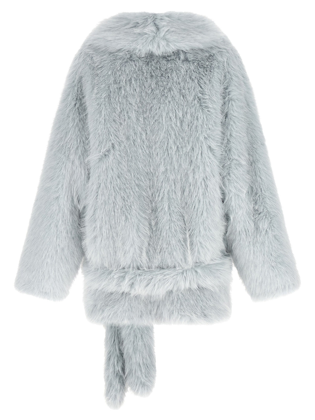 Pinko Faux Fur Blouson Blue