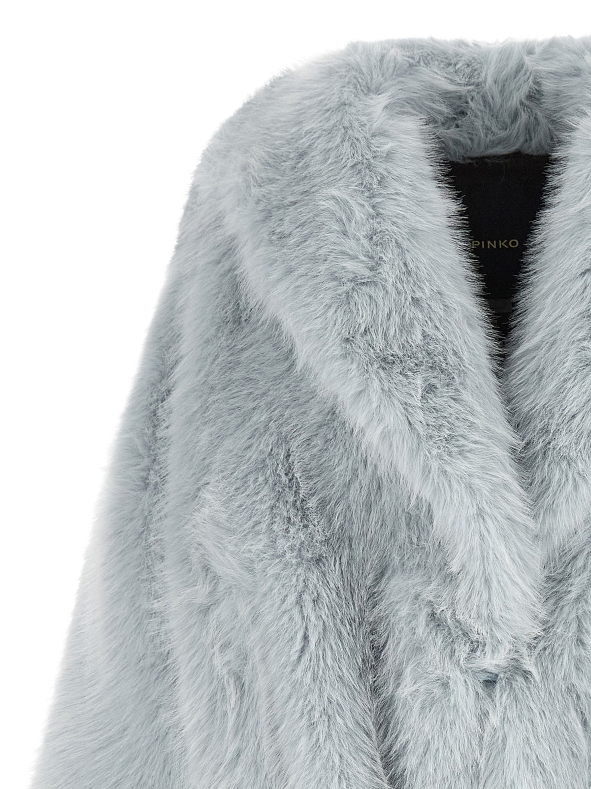 Pinko Faux Fur Blouson Blue