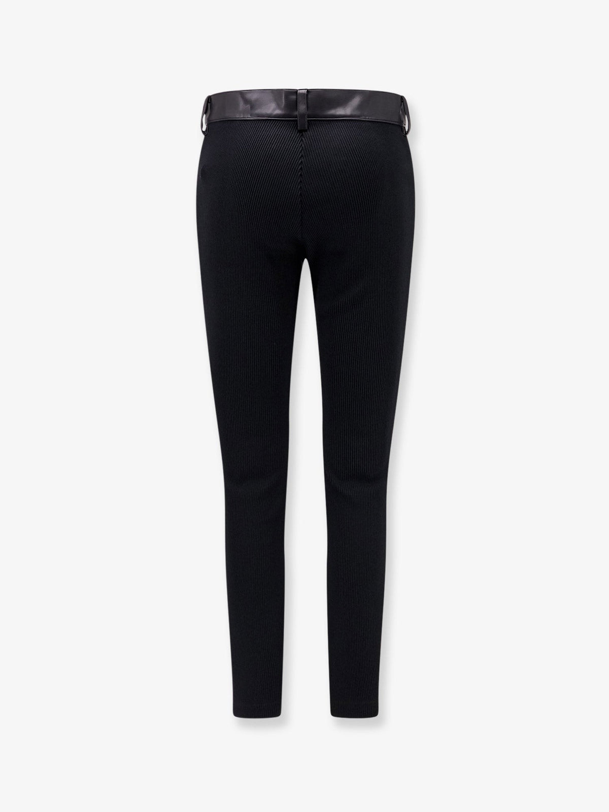 Sacai Women's Faux Leather Trousers Black