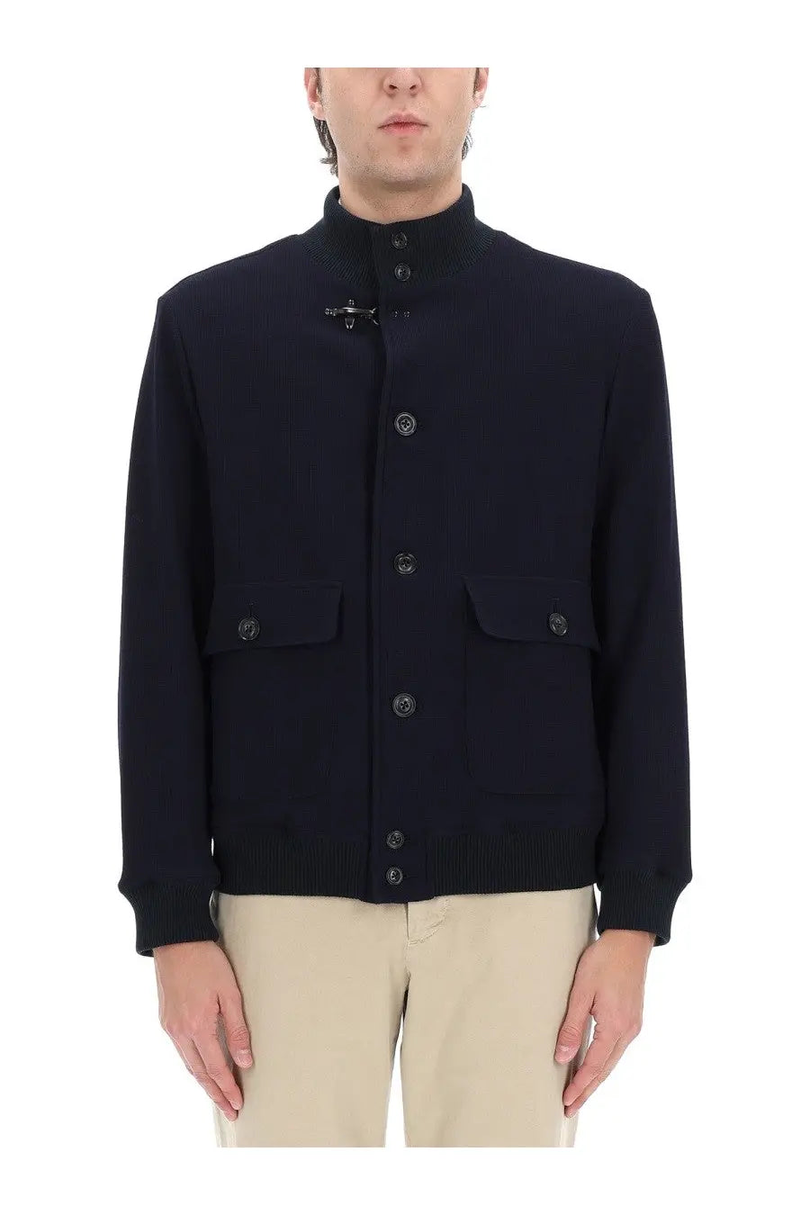Fay Men's Wool Jacket Blue