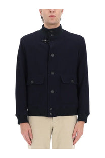 Fay Men's Wool Jacket Blue